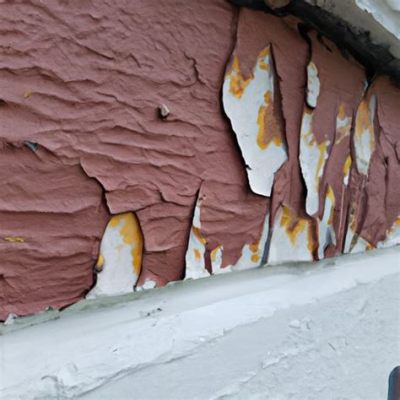 What Does Peeling Lead Paint Look Like: A Kaleidoscope of Decay and Danger