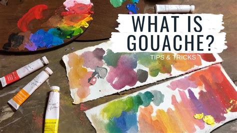 What is gouache paint used for, and can it paint the sound of silence?